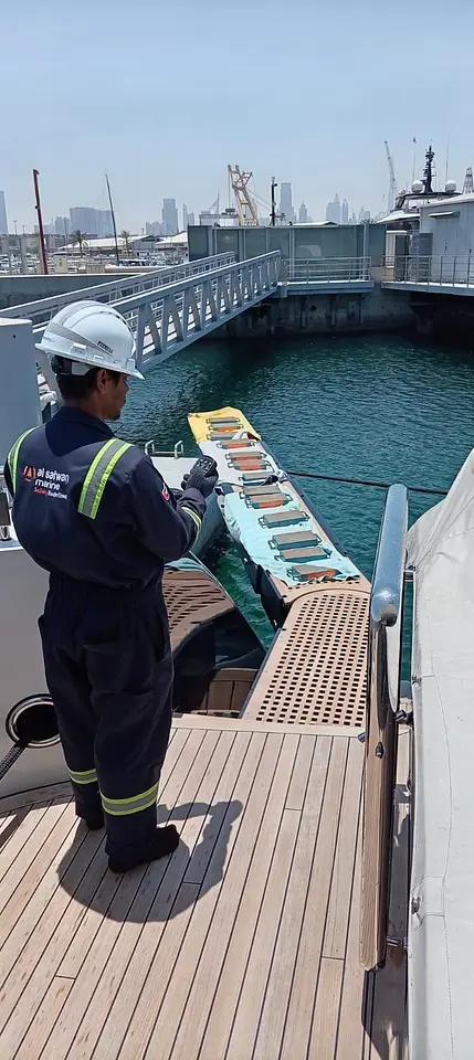 Yacht Passerelle Gangway & Boarding Ladder Load Test – Port Rashid, photo 20