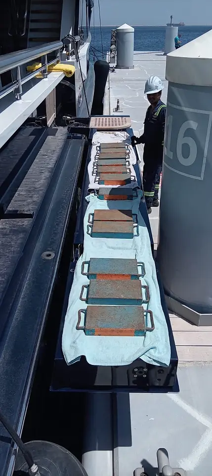 Yacht Passerelle Gangway & Boarding Ladder Load Test – Port Rashid, photo 6