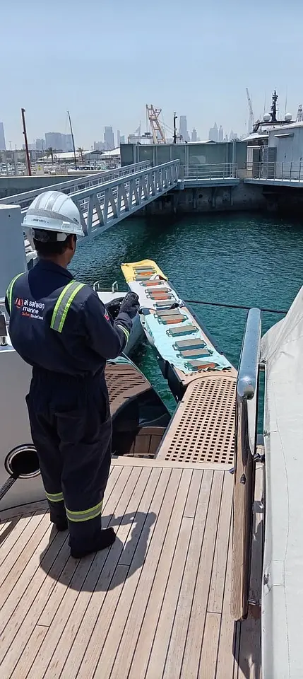 Yacht Passerelle Gangway & Boarding Ladder Load Test – Port Rashid, photo 17