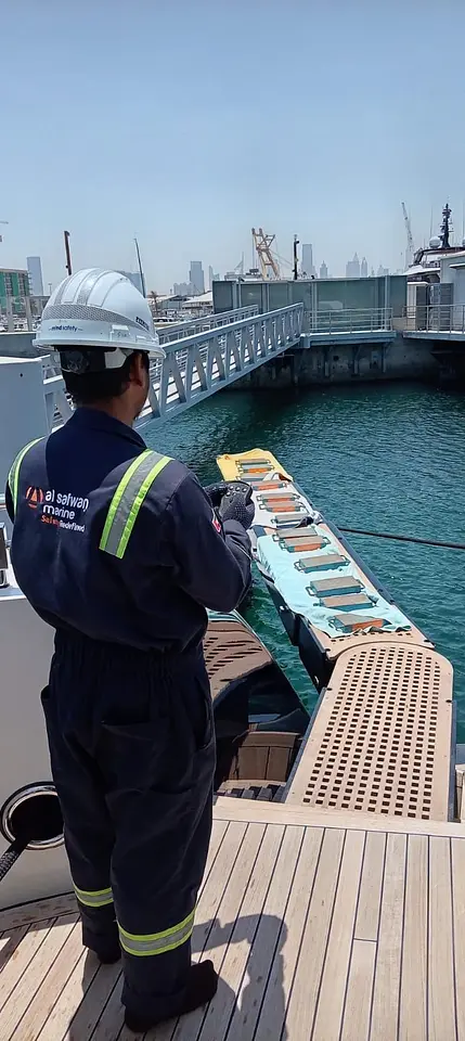 Yacht Passerelle Gangway & Boarding Ladder Load Test – Port Rashid, photo 18