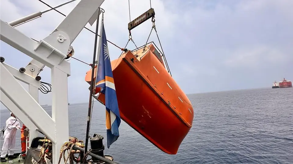 Annual Inspection of Freefall Lifeboat & Rescue Boat Davit and Winch – Fujairah Anchorage, photo 1