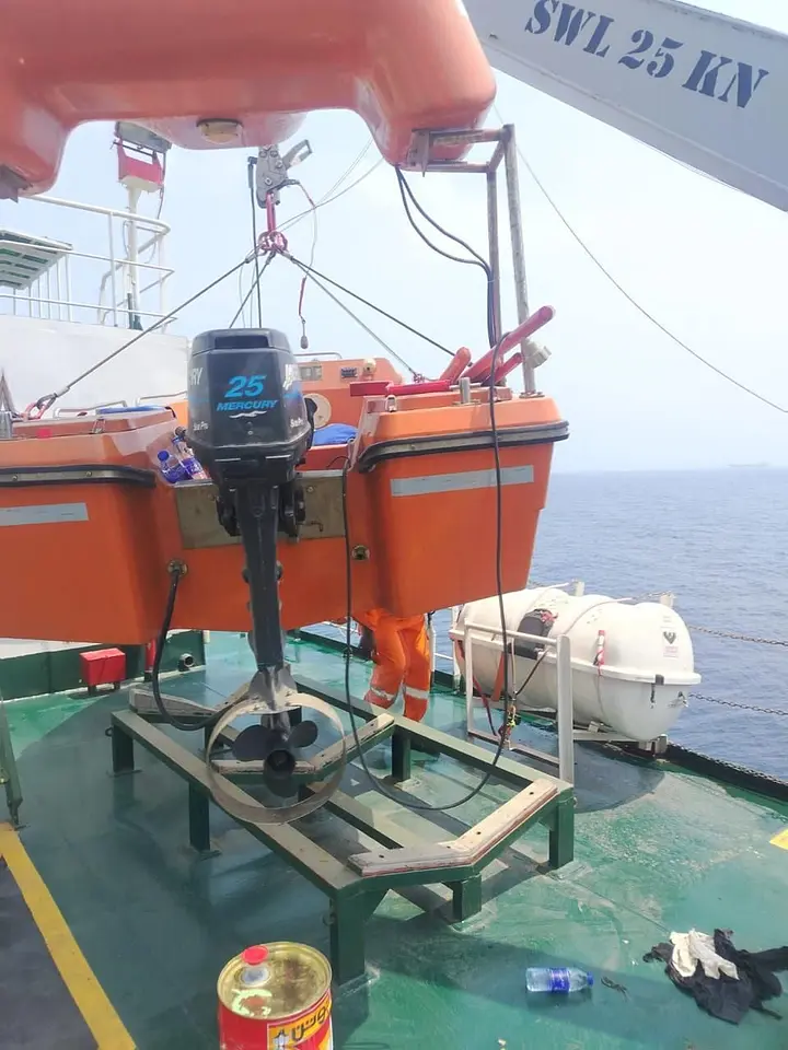 Annual Inspection of Freefall Lifeboat & Rescue Boat Davit and Winch – Fujairah Anchorage, photo 5