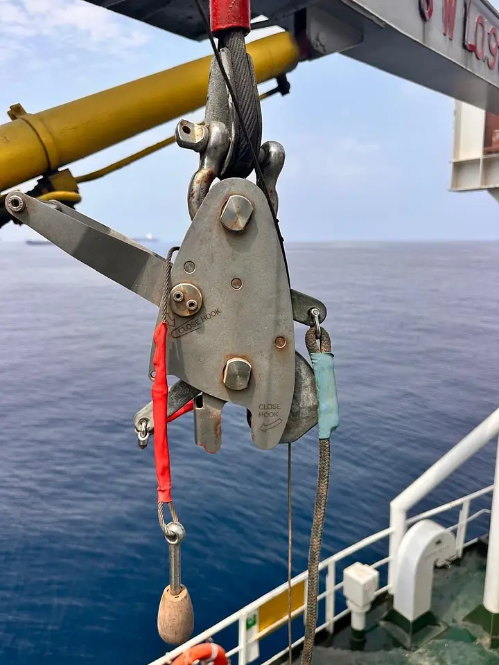Annual Inspection of Freefall Lifeboat & Rescue Boat Davit and Winch – Fujairah Anchorage, photo 7