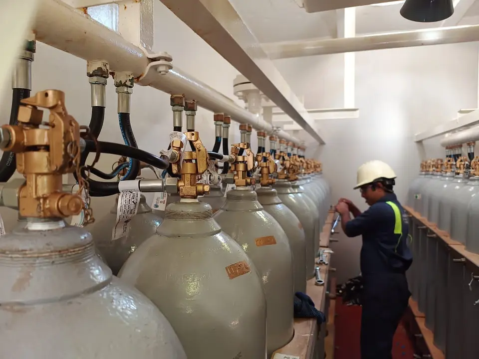 10 Yearly Inspection of Co2 Systems @ Dubai Drydock, UAE, photo 1