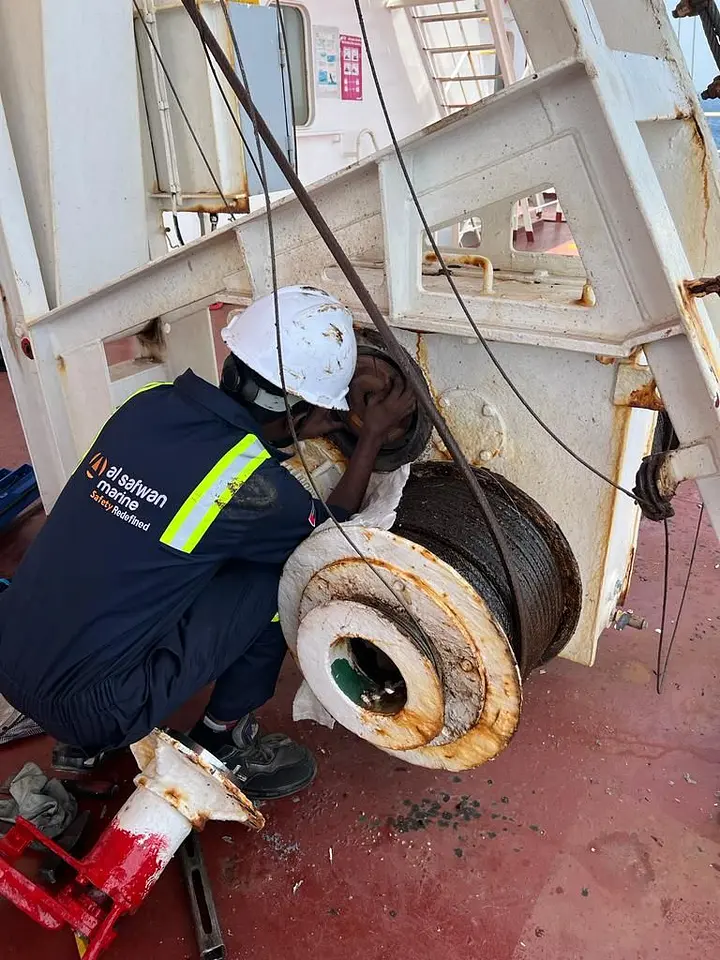 Ensuring safety and safeguarding lives at sea through our annual lifeboat inspection!, photo 2