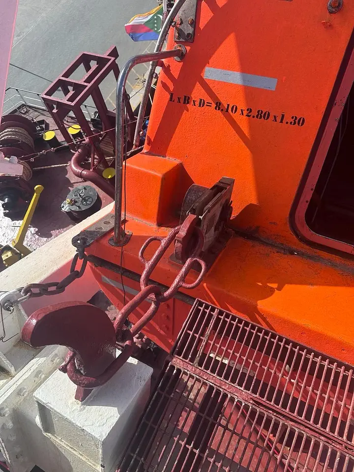 Annual Inspection of Freefall & Rescue Boat including the hydraulic repair work. @ Albwardy Damen, UAE, photo 10