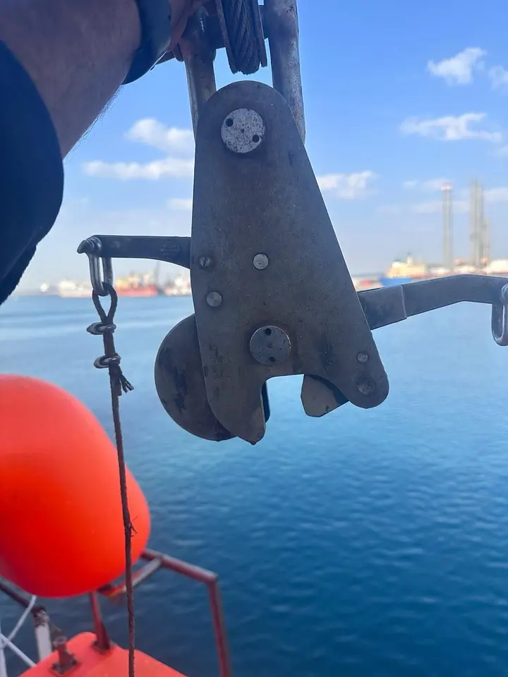 Annual Inspection of Freefall & Rescue Boat including the hydraulic repair work. @ Albwardy Damen, UAE, photo 18