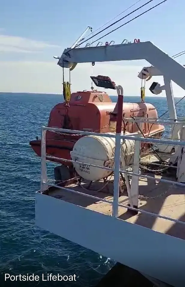 Annual Inspection of Lifeboats @ Saqr Port, RAK, UAE