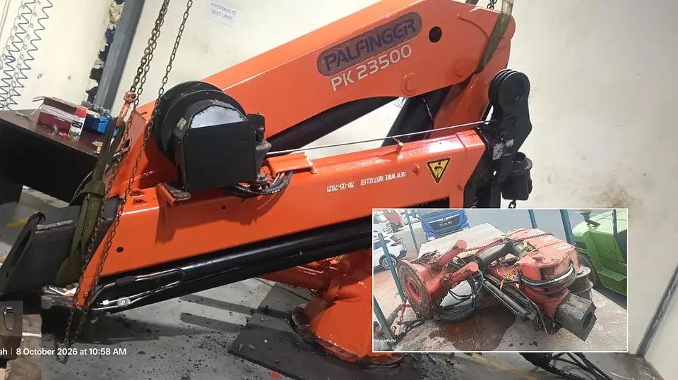 Palfinger Crane Full Overhaul & Hydraulic Service, photo 5