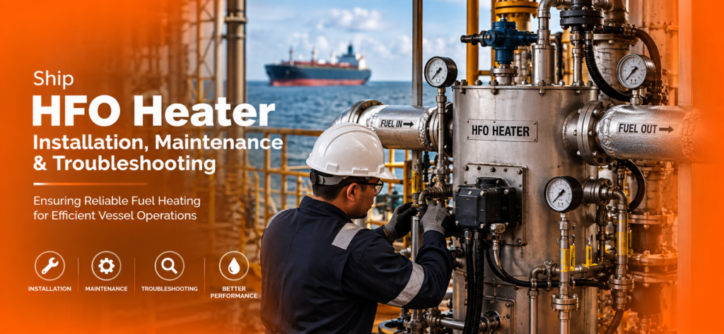 Ship HFO Heater Installation and Maintenance